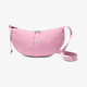 Nike (Nike) sac pour hommes sac féminin d'été Nouveau logo nylon noir gris high street des pass de pas rétro rétro crossbody bag hq4370-699 rose 31 * 17 * 9cm, sous réserve du comptoir réel