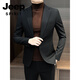 JEEP SPIRIT suit suit casual men's small suit jacket autumn and winter 2025 new business sense handsome slim Korean style casual dark gray single suit M recommended 100Jin Jin equal to within 0.5 kg