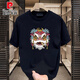 
Piercadan National Trend Heavy Cotton Short-Sleeve T-Shirt Men's 2025 New Loose and All-Match Round Neck Top for Men Black [K963 Lion Dance] S S Recommended 90-100Jin [Jin equals 0.5 kg]
