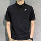 
Nike T-shirt men's summer new sportswear golf casual running short-sleeved cotton lapel breathable POLO shirt men FN3895-010-Black cotton S (165/84A)