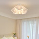 Shantoulin Village Schlafzimmer Kronleuchter Deckenleuchten Einfache moderne Krankenbettlampe Hauptschlafzimmer Lampe Französisch warmes Heim-Bar Restaurant Lampe 508 9735-Decken Lampe Weiß 45 m-drei Farblicht 0
