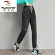 
Woodpecker (TUCANO) elastic waist jeans for women 2025 spring and autumn new loose slim harem pants light color versatile elastic leg trousers trend 9923 models [dark blue] [elastic] L 106-116Jin [Jin equals 0.5 kg]