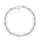 TTMIX platinum cat eye bracelet PT950 fashion queen temperament platinum hand ornament turned bead chain 5.3-5.5g 16cm thick 4.4mm