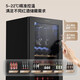 Candor Constant Temperature Red Wine Cabinet Home Wine Cabinet Living Room Office Small Red Wine Tea Beverage Refrigerator Fresh Cabinet CN-142 | Upgraded with Lock | Left Door Opening 38 Bottles