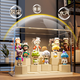 Xingyou Blind Box Display Rack Storage Transparent Dustproof Figure Toy Building Block Display Cabinet Bubble Mart Display Box Large Size - 1 Pack