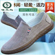 Woodpecker 2025 spring beef tendon sole old Beijing cloth shoes men's shoes driving shoes breathable linen upper wear-resistant men's shoes camel/beef tendon sole 42