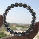 DL 1998 Chinesisches Valentinstag Geschenk Fett Donglai Qualität schwarzes Haarkristallarmband Ein Bild Brasilianische Tianlan -Titankristallarmband 12529 12mm schwarzes Haarkristall
