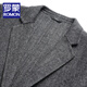 Romon 2025 Veste de costume en laine double face haut de gamme pour hommes Automne et hiver Short Business Casual Wool Suit Men's Khaki XL 180