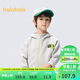 BALABALA Kinderbekleidung Jacke für Kinder Top 2025 Spring Kapuze Waffel Modetrend 209125105102