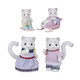 森贝儿家族（Sylvanian families）日版雪豹家族 过家家女孩玩具玩偶套装 生日礼物送儿童礼物