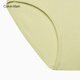 Calvin Klein Underwear [Modern Gravity Belt] 25 Spring and Summer Women's ck Jacquard Ribbed Bikini Underwear Women QF8022AD TOC-Cream Yellow 1 M
