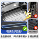 
OULIN (OULIN) [package installation] Kitchen sink large single tank waterfall washing basin integrated basin nano 304 stainless steel nano gray 80*48/induction faucet 9903G