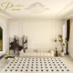 
Priligy percheer living room carpet French cream style sofa coffee table floor mat thickened and care-free bedroom bedside home use Qinglai-16788 140cm*200cm