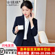 Gutiqi black suit suit women's spring and autumn coat professional wear women's suit college student interview formal wear women's work clothes black suit XXL