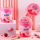 
No more words: 2 barrels of Mailsu barrel dark chocolate beans sandwich casual internet celebrity snacks chocolate candy for children [4 barrels/672g] chocolate flavor + strawberry flavor