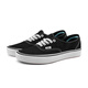 VANS范斯官方 升级款Comfy Authentic缓震经典帆布鞋 黑色  36 