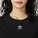 阿迪达斯 （adidas）短袖女冬季新款运动服休闲宽松透气针织纯棉上衣三叶草半袖T恤 IT9887 M