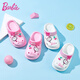 Barbie Children's Shoes Girls Bathroom Baotou Beach Slippers Croc Shoes Cute Girls DA6810 Pink 20