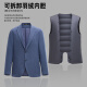 雅戈尔（YOUNGOR）西服男士秋冬休闲西服男士单西便服羊毛混纺面料 蓝色 L 175/96A