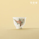 Yueji Kiln Twelve Flower Goddess Ice Jade Porcelain Cup (Part 1) 35ml 6 pieces