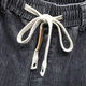 2025 Father élastique élastique à quatre saisons jeans épais jeans mascules petits pieds pantalon harem cordon de crampon pantalon papa 2362 gris noir 38 (recommandé 185-210jin [Jin est égal à 0,5 kg]))