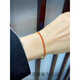 DOMEN old phoenix gold store model zodiac year red rope bracelet for women, good luck, light luxury plated 18k gold, non-fading, versatile gift, gold - zodiac year red rope bracelet, non-fading, 16-18cm, recommended 90-120 Jin Jin is equal to about 0.5 kg