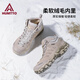 Hardway Humtto Wanderschuhe für Männer im Freien im Freien und im Winter Anti-Rutsch wasserdichtes High-Top-Polster-Langlaufschuhe Wanderschuhe für Frauen Khaki Männer 3520 39