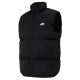 Nike (NIKE) cotton vest men's winter stand collar windproof sportswear warm cotton jacket casual sleeveless vest jacket FB7374-010 XL