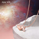 AWNL Yuan Yonglin's same style star-shaped heart-shaped Nordic M meteorite necklace for women, light luxury fashion, birthday gift for girlfriend, brand gift box, rose gold necklace