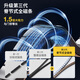 
Zichen mosquito-proof door curtain 2025 new summer entrance door self-adhesive household magnetic screen door sand window magnetic suction strong full magnetic strip [side opening] glass fiber mesh black [three-side widening] 90cm*200cm [no wear-free full magnetic strip]