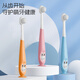 Dr. Ma children's toothbrush 3-6 years old-12 years old soft-bristled oral cleaning baby training toothbrush 3-pack set