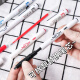 
Morning stationery GP1390 full needle neutral pen 0.5 student examination carbon black business office white pole signature pen ST pen nib water refill can replace stationery supplies black writing 12 pieces/box