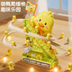 
COOKSS Children's toys Little Yellow Duck Climbing Stairs Early Education Desktop Track Slide Slide Baby Head-up Training Birthday Gift