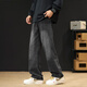 Maybeyond American Jeans Men's Men's Summer High Street Loose Pantalon Straight Pantal