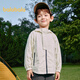 Balabala Children's Clothes Children's Jackets Boys and Girls 2025 New Spring Clothes Versatile Outdoor Lightweight Sunscreen Tops Simple and Fashionable White and Black Tone 00419 165