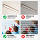 大观园（DGY）走廊过道led吸顶灯现代简约复古长条玄关衣帽间阳台灯具O263 3892-100cm-无极精灵40W-全光谱
