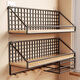 Anya punch-free wall storage rack living room wall bedroom bedside storage rack wall hanging partition router shelf