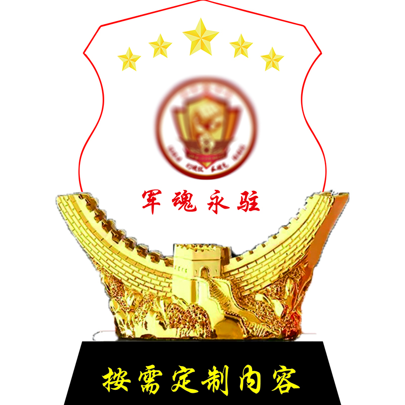 
Not to end Retirement souvenirs for comrades and souvenirs for memorials and creative gifts for commemorative medals WZHL-15929