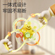 Baoshi comforting teeth glue oral period 3-6 months old baby Manhattan hand-grabbing ball baby can grind teeth glue rattle toy
