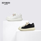 DEEP BREATH Deep Breath Women's Shoes Lightweight Low Top Strap Casual Comfortable Canvas Bread Shoes AX12244 Black Rice 36