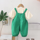 G.DuckKids Little Duck Summer Summer 2025 Nouveau style pour garçons et filles Sautholaires de dinosaures tridimensionnelles pour le costume pour enfants un petit garçon d'été Green 80 cm