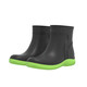 Liyou Deutsche Qualität Regenstiefel Herren mittlerer Röhrchen wasserdichte mittelgroße Röhrchen Sommer Anti-Rutsch-Kee-resistente Outdoor-Auto-Waschanschienungsbaugebäude Schwarz und Grün 41: [eine Größe größer]