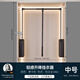 XMSJ Light-Sensing Garderobe Hanging Shank Pulldown Verstellbare teleskopische Garderobe Schrank Unterwäsche Erweiterung Zubehör Scharnier Scharnier mehr als 2,5 Schrankbreite 898-1098 Mokka Farbe