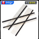 Pitch 2.54 copper gold-plated single row pins 11.4 15 17 19 21mm extended pin row 1*40P straight pin 15mm pin length (10 pcs)