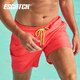 ESCATCH泳裤男士沙滩裤男大裤衩欧美短裤男夏季速干可下水五分情侣短裤 ES6橘色（三角内衬） XL (适合体重73-83kg)