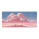 Three-color cat simple healing mouse pad super large cute cartoon animation laptop keyboard office desktop pad can be customized high-value thickened lock edge anti-slip 12056 mountain peak 80 cm x 30 cm x 3 mm