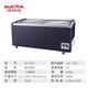 
AUCMA (AUCMA) combination island cabinet Commercial horizontal combination display cabinet Large capacity glass door refrigerator ice cream display cabinet Supermarket frozen ice cream dumpling meatballs -30 702L Straight cabinet丨Lighting style丨SD-702C