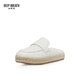 
DEEP BREATH Deep Breath Women's Shoes Casual Commuter Versatile Muller Slippers Fisherman's Shoes Women's AX11154 White 38
