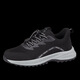 Zhejiang, maldito de cuatro estaciones, malla de cuatro estaciones, transpirable calzado para caminar para ancianos, zapatos de papá transpirables para hombres suaves suaves zapatos de tela Beijing Black C3899 Modelo 39