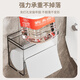 Bingyou bathroom tissue box bathroom toilet transparent punch-free wall-mounted living room storage rack roll paper box paper box